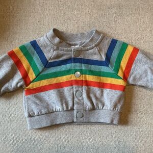 Hanna Andersson Rainbow Bomber Jacket / Sweatshirt